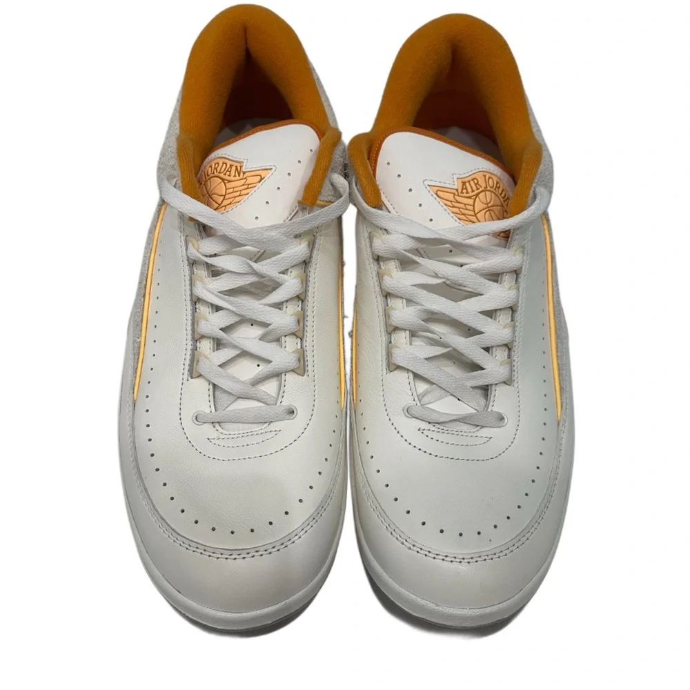 NIKE AIR JORDAN 2 RETRO LOW SAIL-MELON TINT-LIGHT CURRY SZ 18 [DV9956-118] Shoes